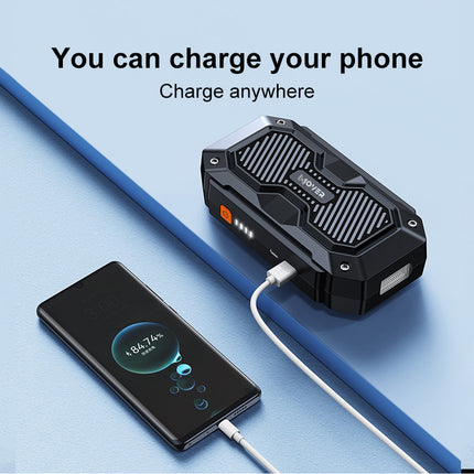 8000mAh 12V Portable Car Jump Starter Battery Booster with Smart Safety Protection & 3 Modes LED Flashlight SV10200