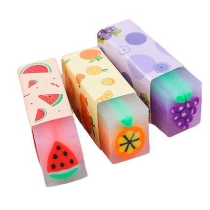 Fruit Erasers 3 PCS
