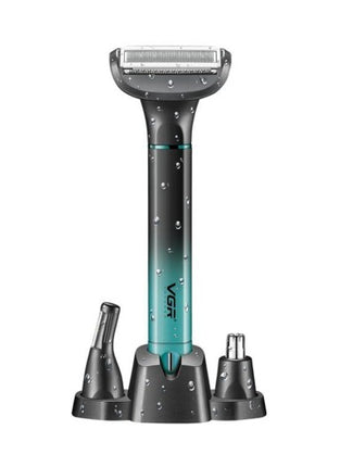 3-in-1 Rechargeable Waterproof Body Groomer