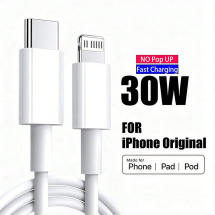 100cm PD 30W USB-C to Lightning Cable - SmartSouks