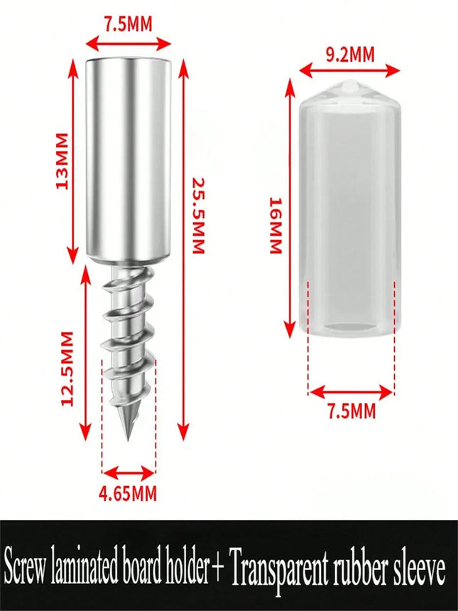 10pcs Self-Tapping Screw & Rubber Sleeve Set - SmartSouks