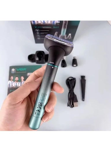 3-in-1 Rechargeable Waterproof Body Groomer