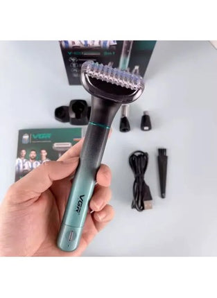 3-in-1 Rechargeable Waterproof Body Groomer