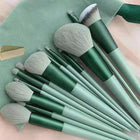 13pcs Mint Green Makeup Brush Set - SmartSouks