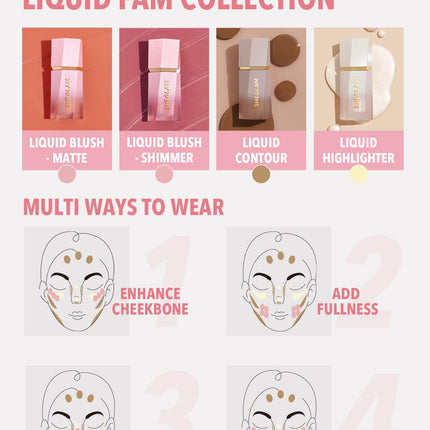 SHEGLAM Matte Liquid Blush Love Cake