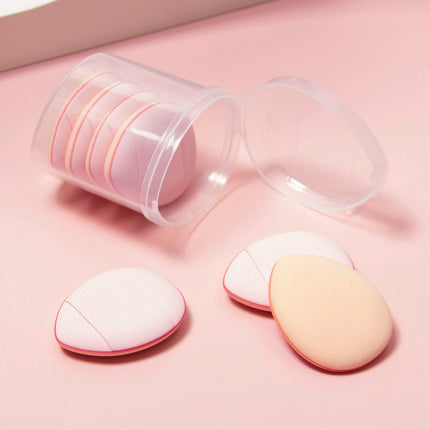 7pcs Pink Finger Makeup Sponges