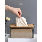 Japanese Wooden Lid Tissue Box