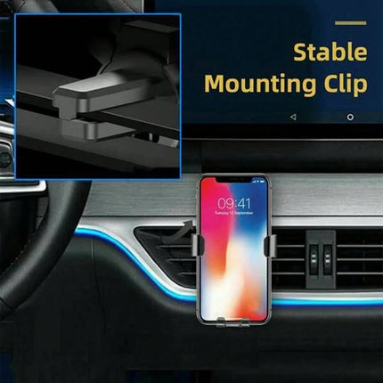 Car air outlet mobile phone holder