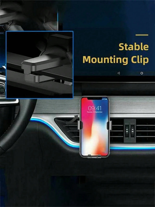 Car air outlet mobile phone holder