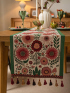 Modern Floral Table Runner 33*180cm