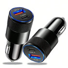 PD Fast Charging Car Charger Black
