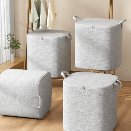 Grey Zipper Storage Bag Medium