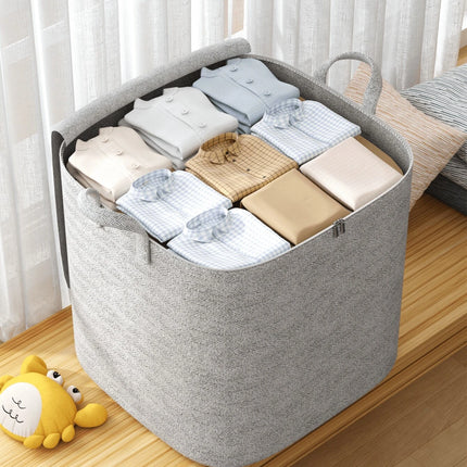Grey Zipper Storage Bag Medium