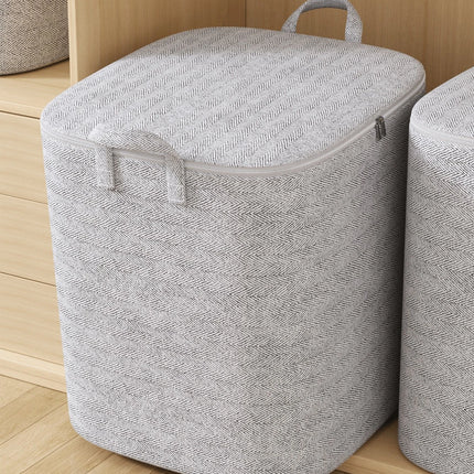 Grey Zipper Storage Bag Medium