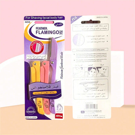 3-Pack Foldable Eyebrow Trimmers