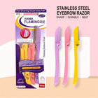 3-Pack Foldable Eyebrow Trimmers