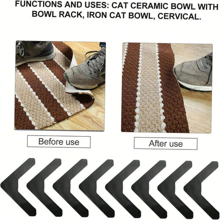 4pcs Double-Sided Non-Slip Carpet Gripper Clips