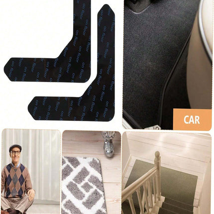 4pcs Double-Sided Non-Slip Carpet Gripper Clips