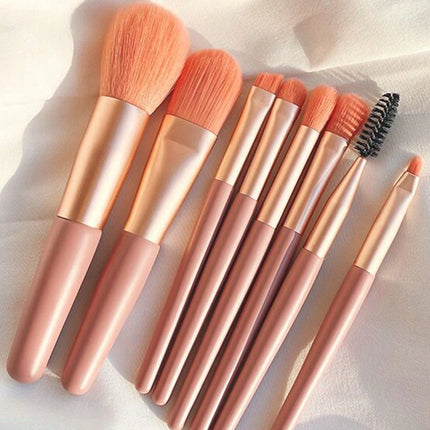 8Pcs Mini Eye Makeup Brush Set