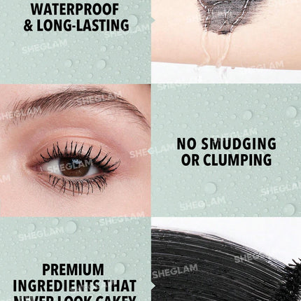 SHEGLAM 2-in-1 Waterproof Mascara Black