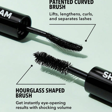 SHEGLAM 2-in-1 Waterproof Mascara Black