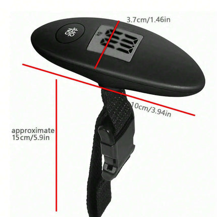Portable Travel Electronic Scale Black