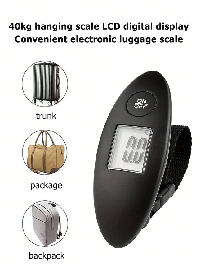 Portable Travel Electronic Scale Black