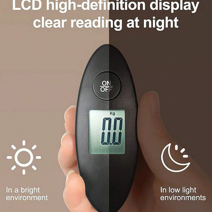 Portable Travel Electronic Scale Black
