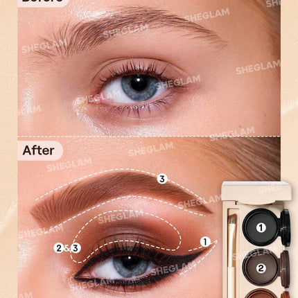 SHEGLAM 3-in-1 Brow & Eyeliner Gel