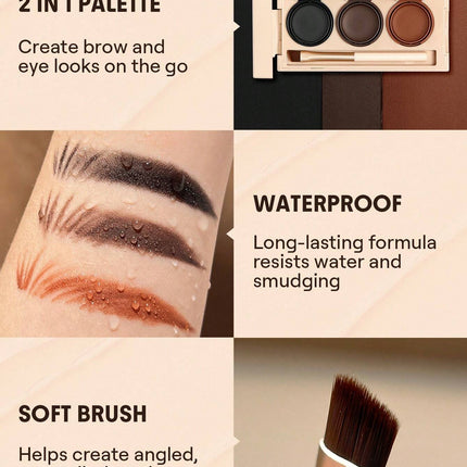 SHEGLAM 3-in-1 Brow & Eyeliner Gel