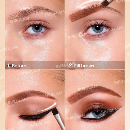 SHEGLAM 3-in-1 Brow & Eyeliner Gel