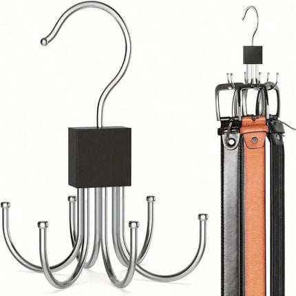 Belt Hanger, Closet Belt Organizer/ Black