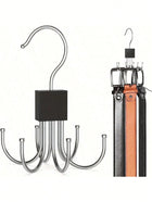 Belt Hanger, Closet Belt Organizer/ Black