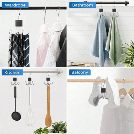 Belt Hanger, Closet Belt Organizer/ Black