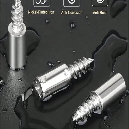 10pcs Self-Tapping Screw & Rubber Sleeve Set