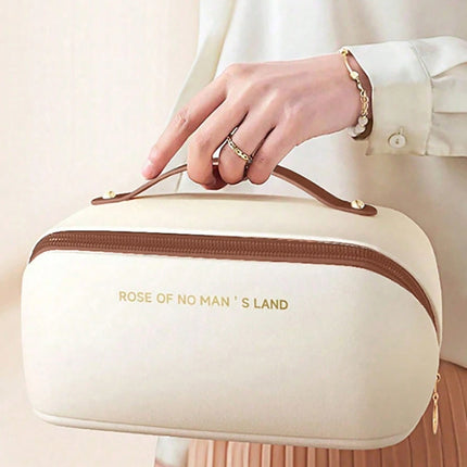 Leather Makeup & Toiletry Bag