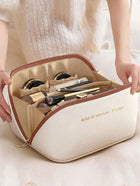 Leather Makeup & Toiletry Bag