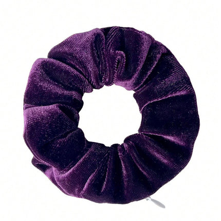 Velvet Hair Ring With Hidden Pocket