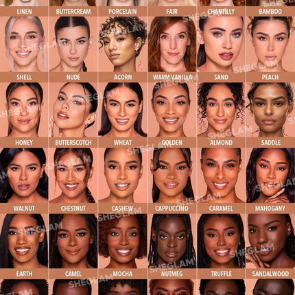 SHEGLAM Complexion Pro Matte Foundation SAMPLE - Shell Matte