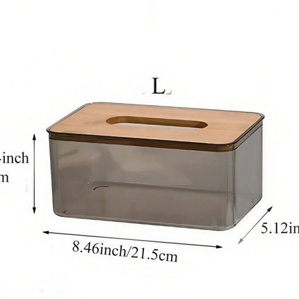 Japanese Wooden Lid Tissue Box