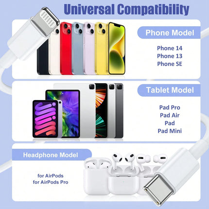 100cm PD 30W USB-C to Lightning Cable