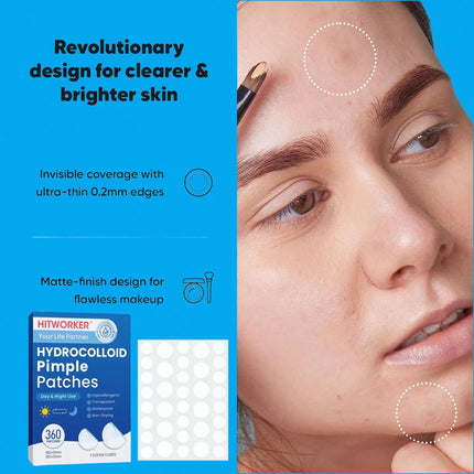 360pcs Hydrocolloid Round Acne Patches