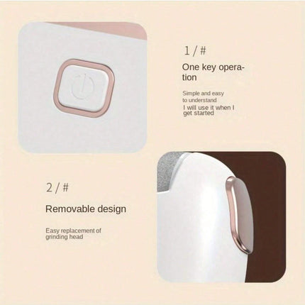 Electric Foot Callus Remover White