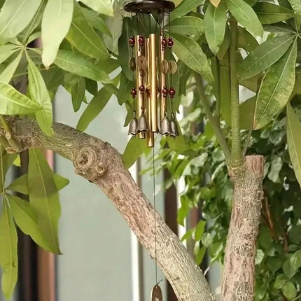 Bronze Wind Chime with Bells and Coins