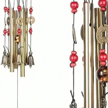 Bronze Wind Chime with Bells and Coins