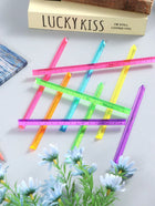Triangular Transparent Multicolor Ruler 20cm