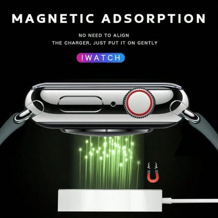 Portable Magnetic Wireless Charger with 1m Type-C Cable