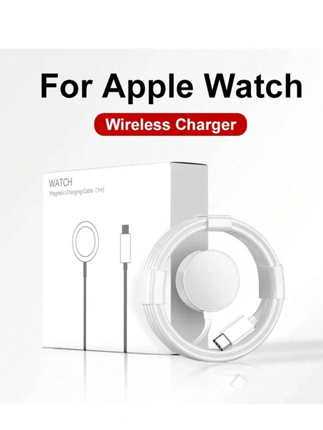 Portable Magnetic Wireless Charger with 1m Type-C Cable