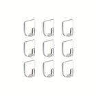 Transparent Mini Hooks Multi-Purpose - pack of 9 pcs