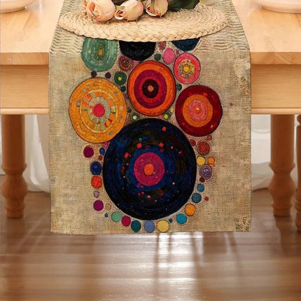Abstract Art Table Runner 33×183 cm